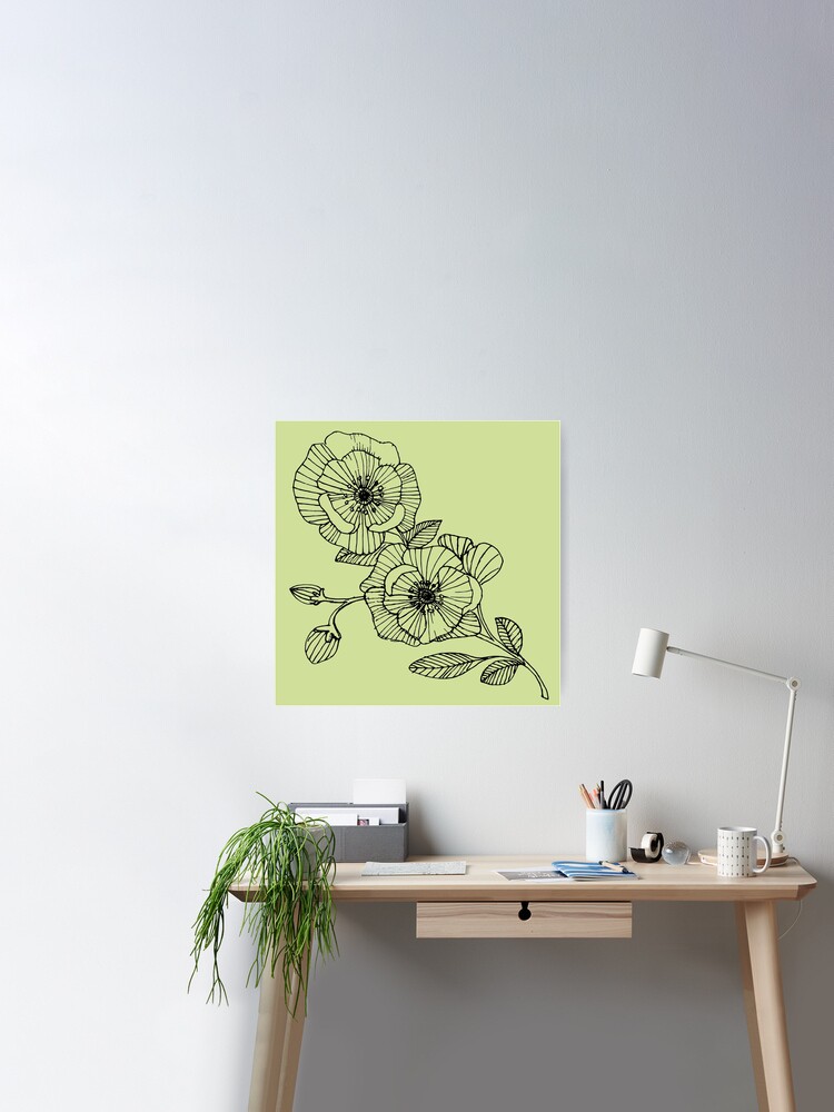 Delicate mint green hue Poster for Sale by Viivi Honkimaa