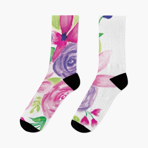 Item preview, Acuarela de flores moradas y rosas designed and sold by AnissaF.