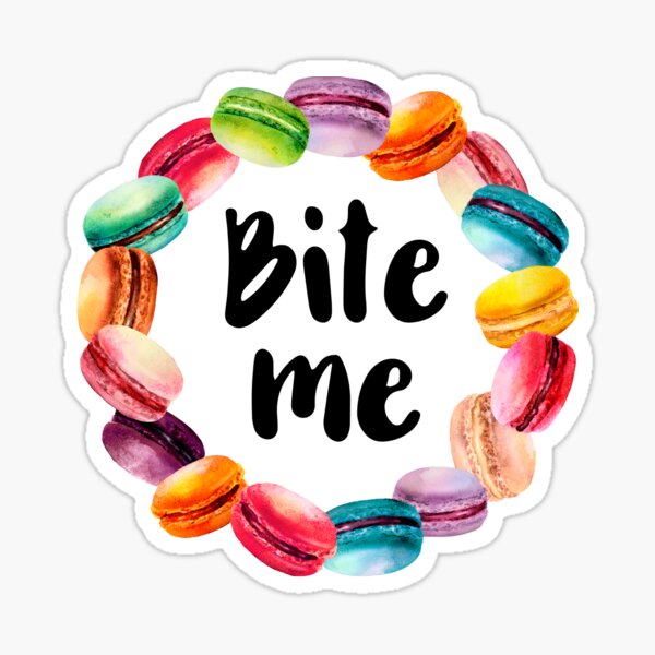 Bite Me Sticker