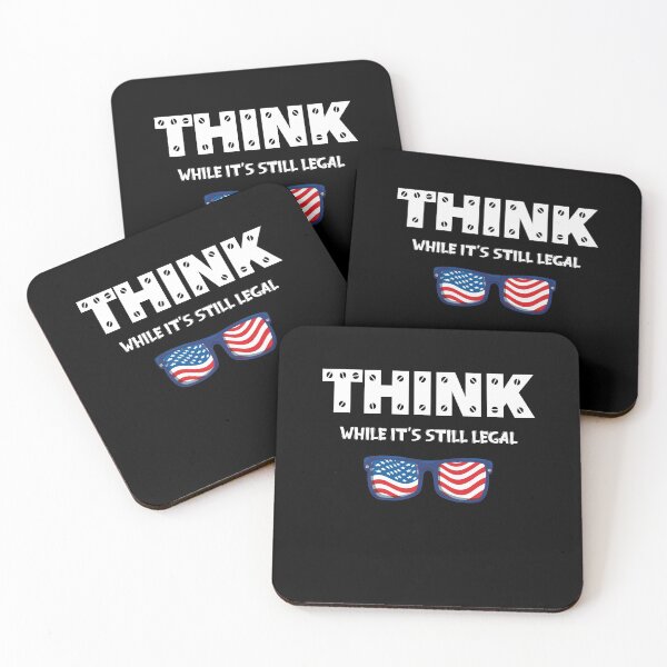Item preview, Think While It's Still Legal - Political Freedom Lovers designed and sold by Dressed For  Duty.