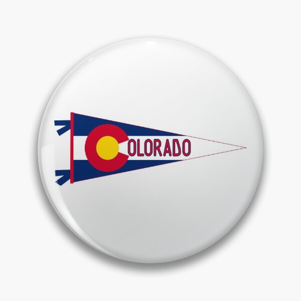Item preview, Colorado Flag Pennant designed and sold by Decal Mania.
