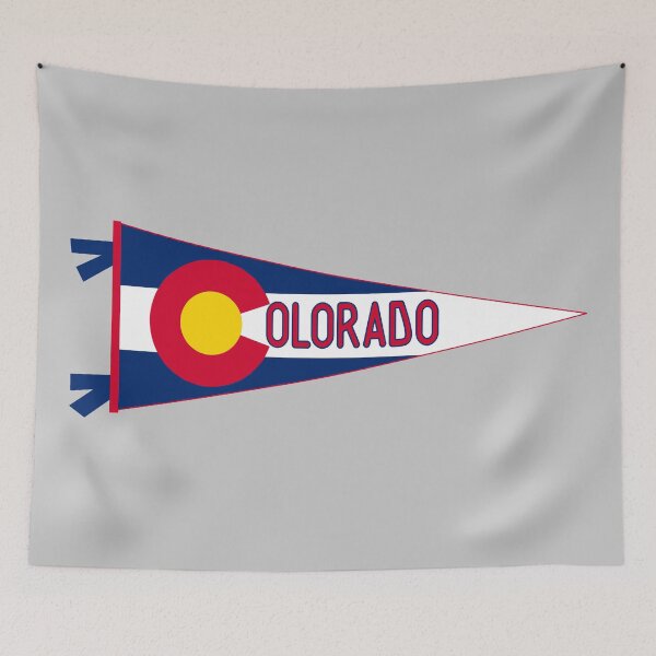 Item preview, Colorado Flag Pennant designed and sold by Decal Mania.