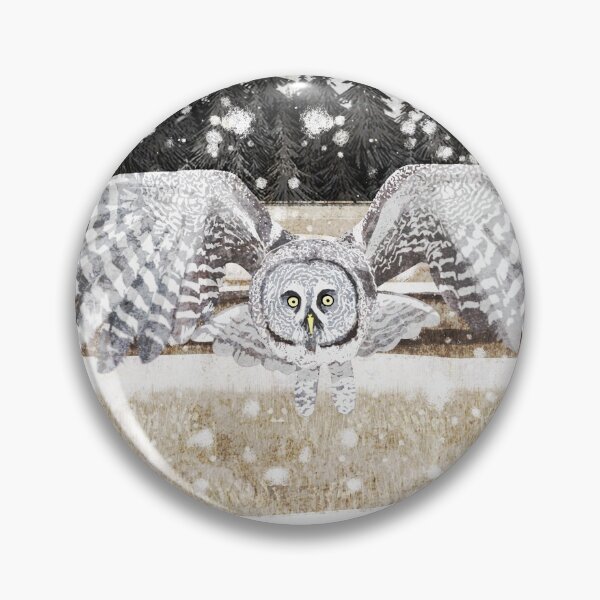 Item preview, Great Grey Owl designed and sold by katherineblower.