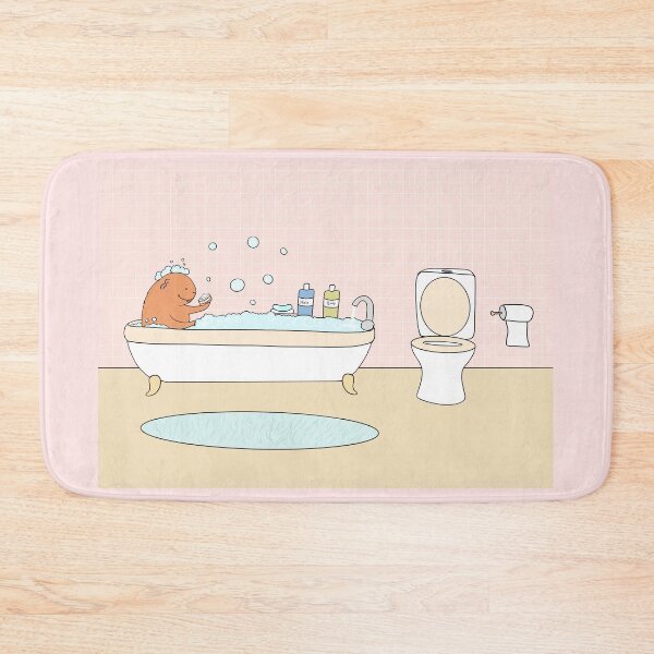 Item preview, Guinea pig taking a bath designed and sold by mondesign26.