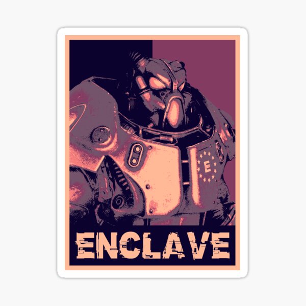 Fallout 2 Stickers Redbubble - enclave mojave bunker roblox