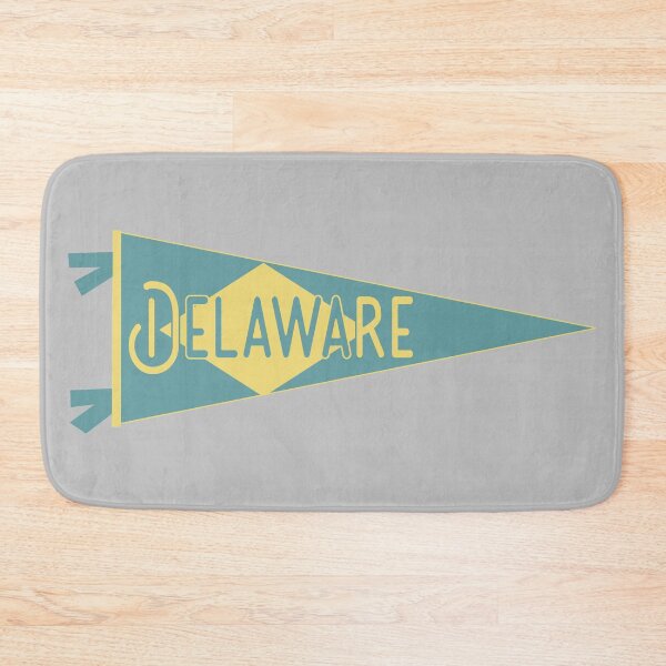 Item preview, Delaware Flag Pennant designed and sold by Decal Mania.