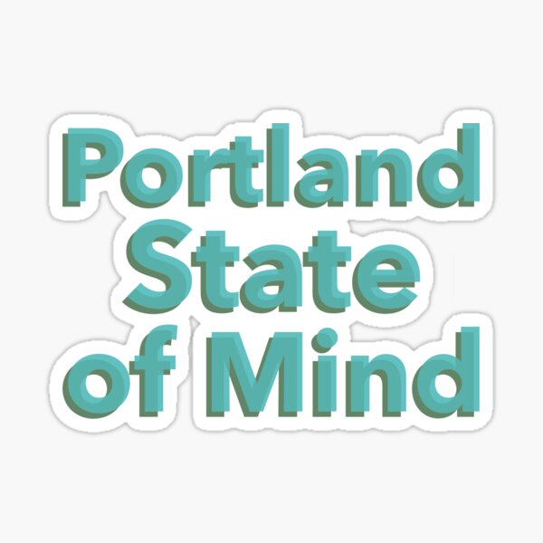 Portland State University Sticker for Sale by Kate Kosmicki