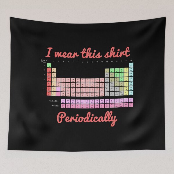 Item preview, I Wear This Shirt Periodically designed and sold by flippinsg.