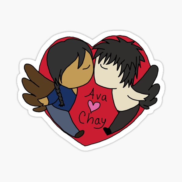 Ava/Chay Heart Sticker