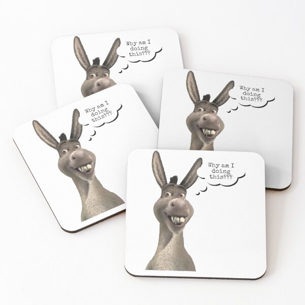 Item preview, Donkey - why am i doing this designed and sold by Melanie Hirunsook.