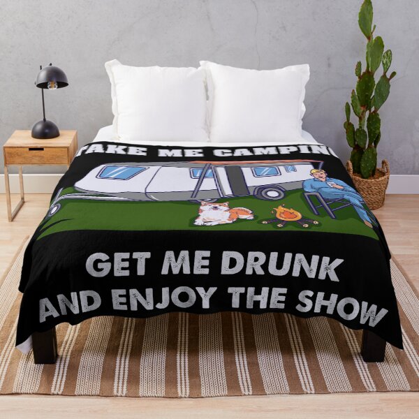 Item preview, Take Me Camping Get Me Drunk - Funny Camper Gift designed and sold by Sandra78.