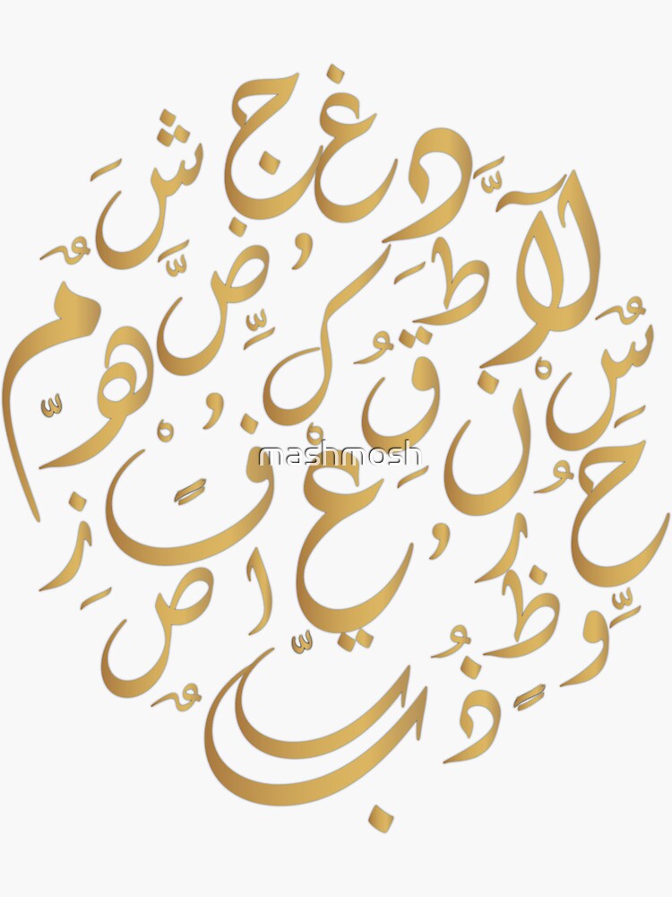 Abstract Calligraphy Background Random Arabic Letters No specific