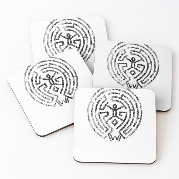 Item preview, Westworld Maze Logo Distressed designed and sold by Prophecyrob.