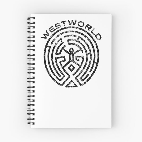 Artikelvorschau, Westworld Maze Curved Distressed entworfen und verkauft von Prophecyrob.