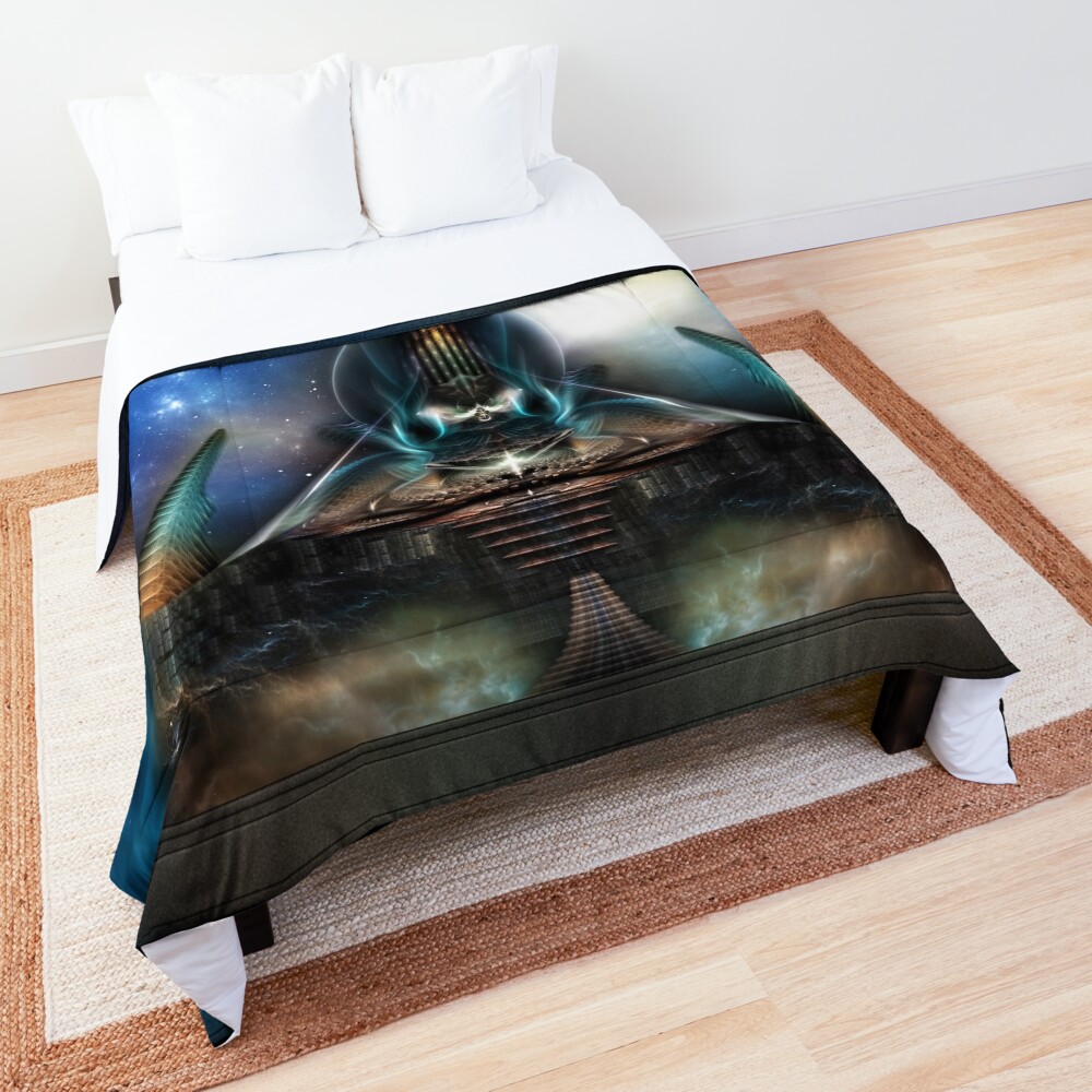 Tamalin 5 Fractal Art Spacescape Composition by Xzendor7 Decorative Art Print Comforter