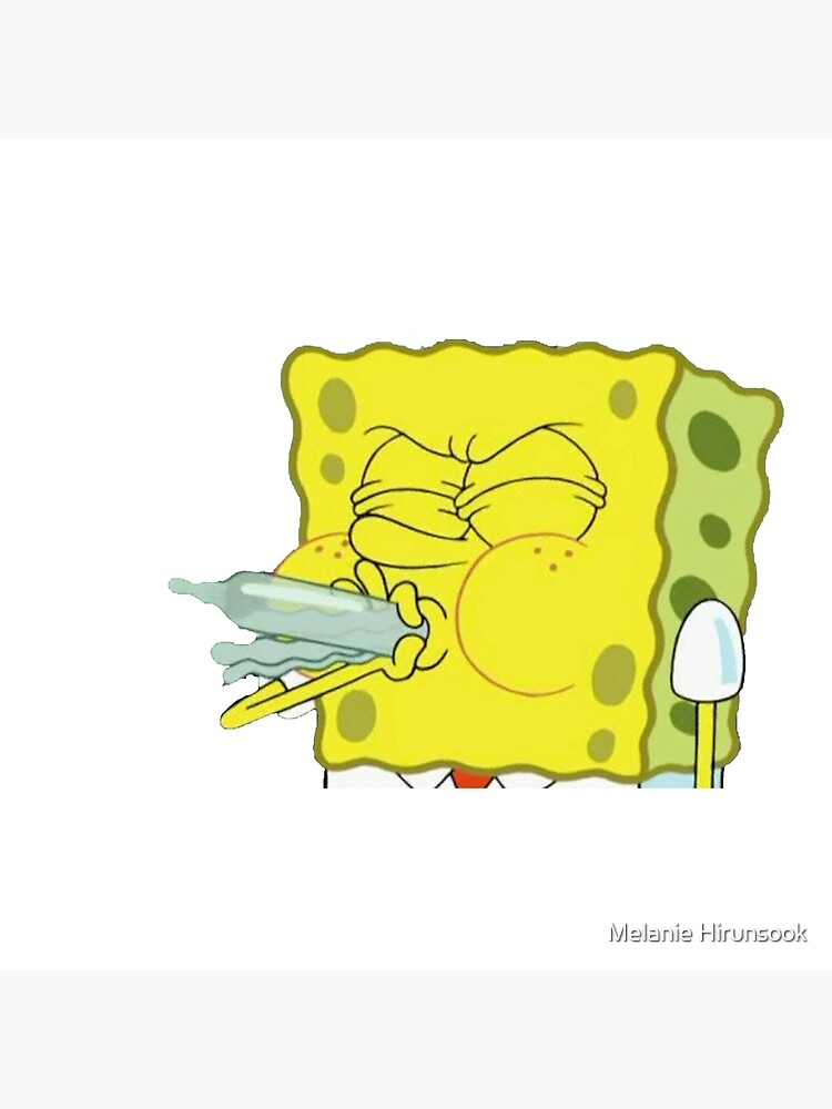 sad spongebob fish | Greeting Card