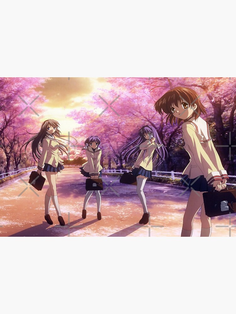 Clannad anime poster Nagisa Furukawa Art Print for Sale by wazzaah