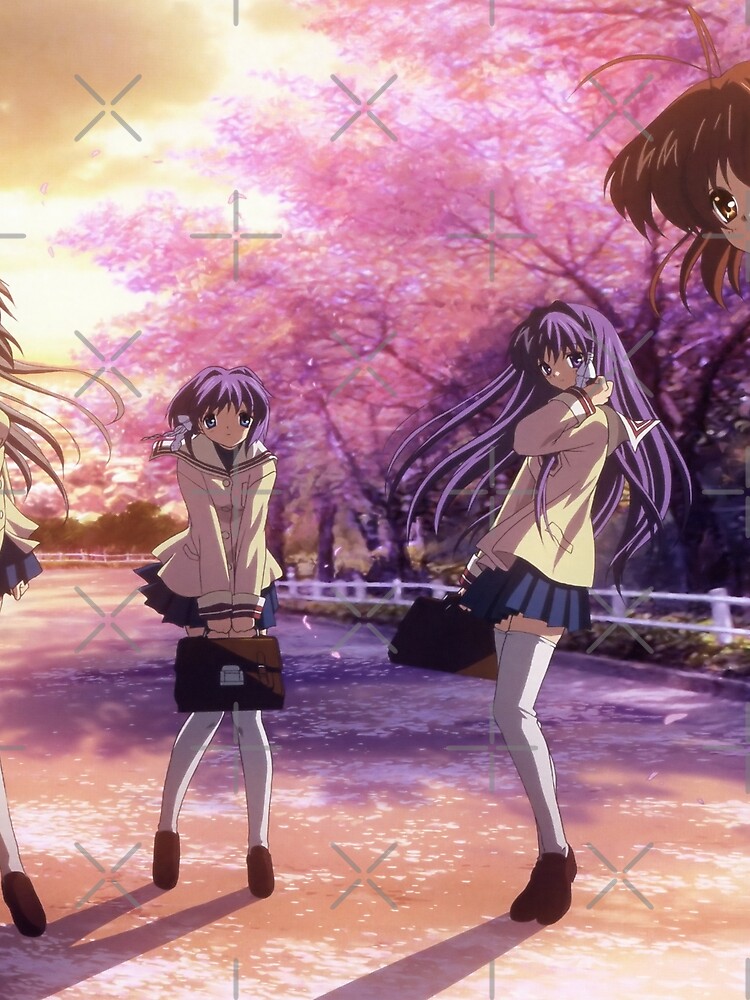 Clannad anime poster Nagisa Furukawa Art Print for Sale by wazzaah