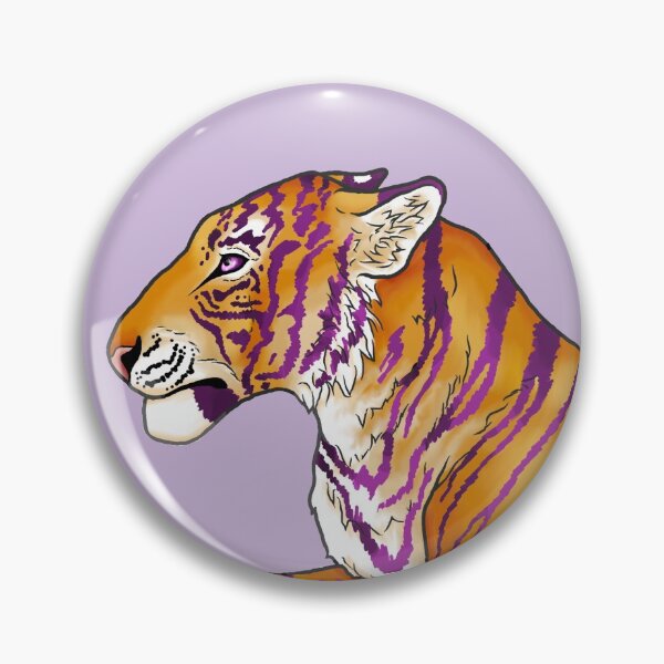 Item preview, Laying Tiger in Purple and Orange designed and sold by E11iegator.