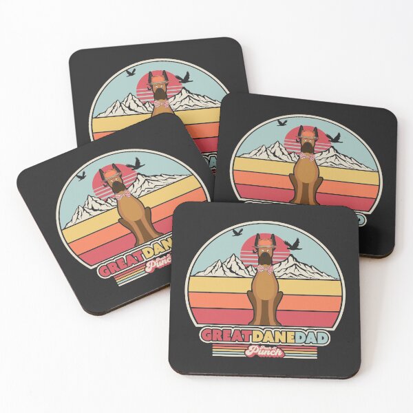 Item preview, Great Dane Dad Print. Retro Style Graphic designed and sold by PackAPunch.