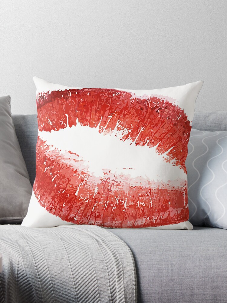 Man Face Throw Pillow for Sale by prrrki