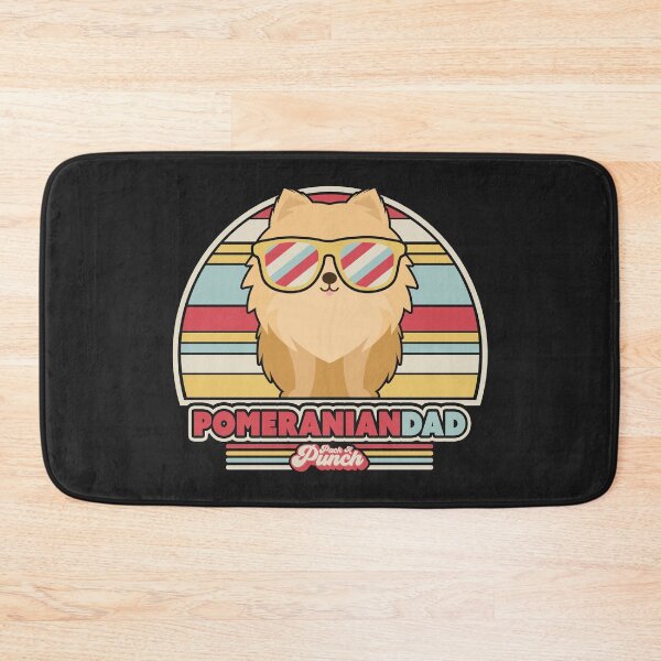Item preview, Pomeranian Dad Product. Retro Style Print designed and sold by PackAPunch.