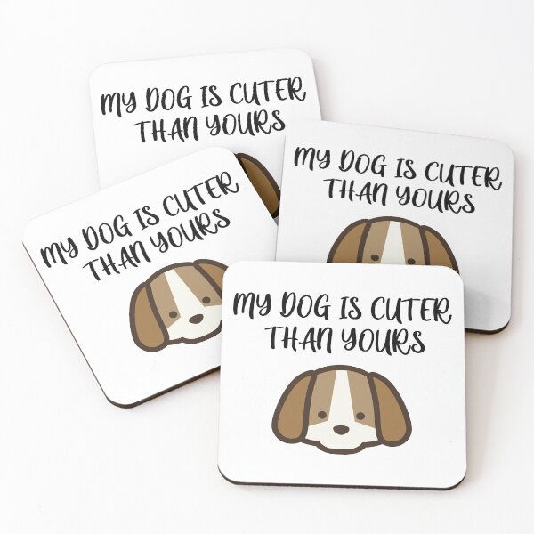 Item preview, My Dog Is Cuter Than Yours designed and sold by TyrannicalTees.