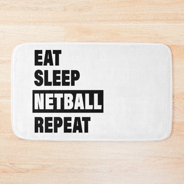 Item preview, Eat Sleep Netball Repeat designed and sold by Sam-Pedler.