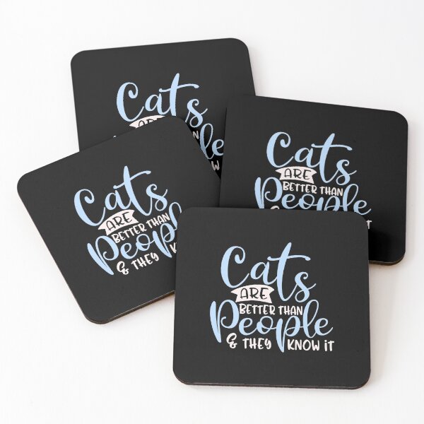 Item preview, Funny Cat Saying Design, Cats Better Than People designed and sold by DNH Threads.