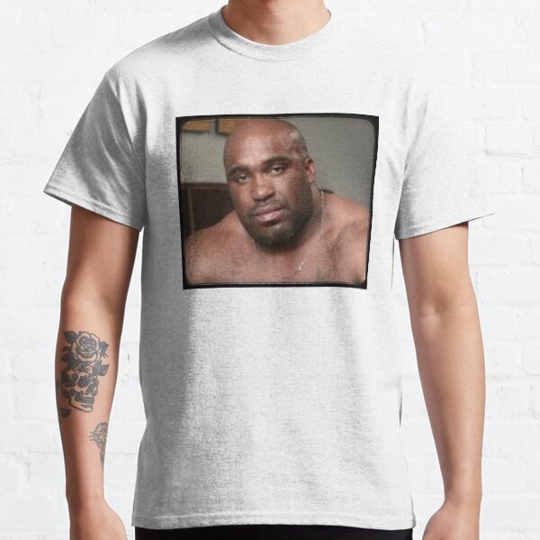 Large Black Man Bear Barry Wood from Emergency Text Message Joke Classic T-Shirt
