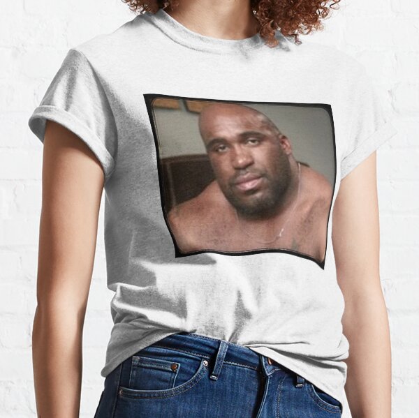 Large Black Man Bear Barry Wood from Emergency Text Message Joke Classic T-Shirt