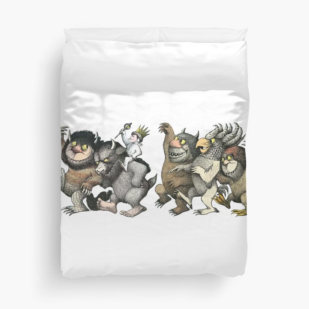 Wild Things Romp Graphic Duvet Cover