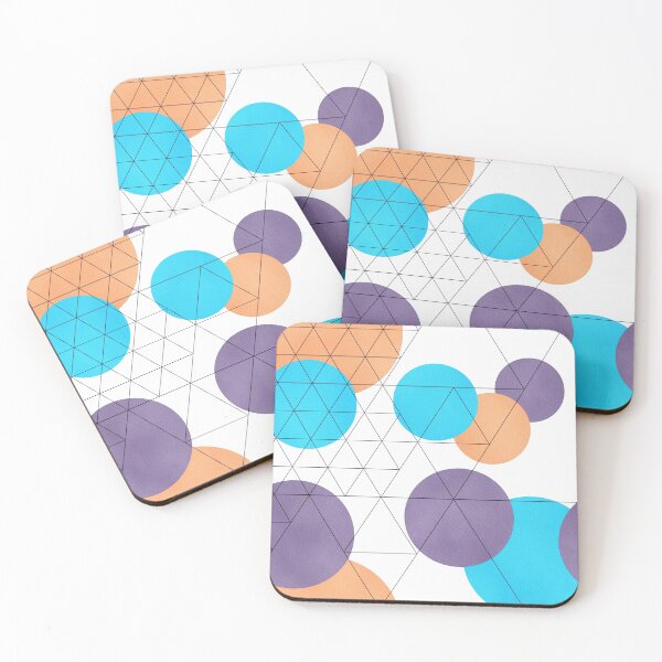 Item preview, Watercolor Bubbles and Triangles designed and sold by ChangingLight.