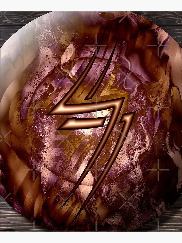 Copper Shield, Lightning Bolt by kerravonsen