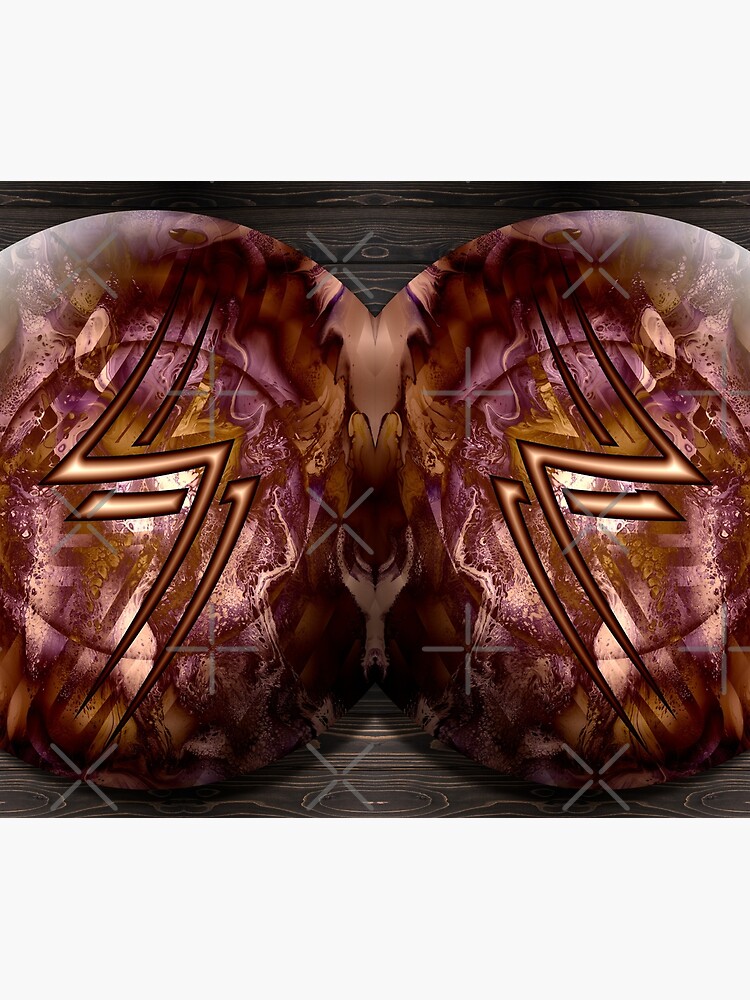 Copper Shield, Lightning Bolt by kerravonsen