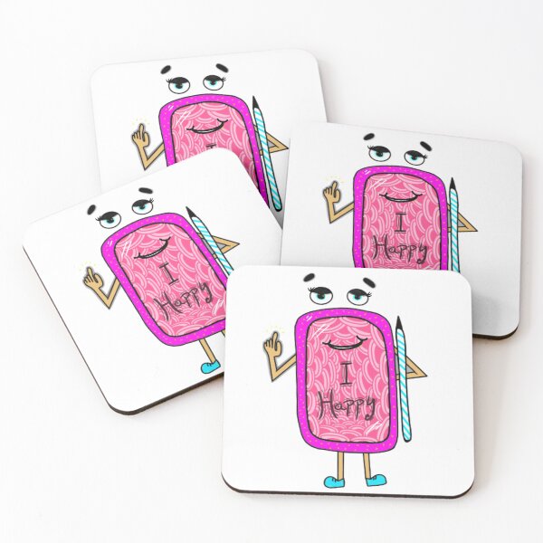 Item preview, Happy iPad designed and sold by Nago-WhiteFont.