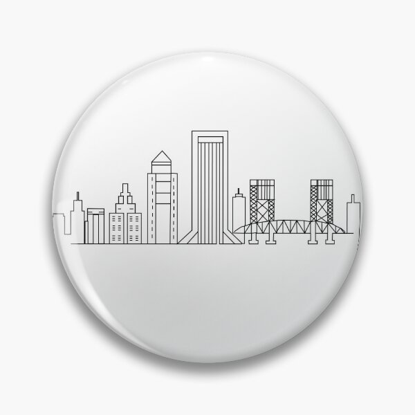 Item preview, Jacksonville Skyline designed and sold by anna kate.