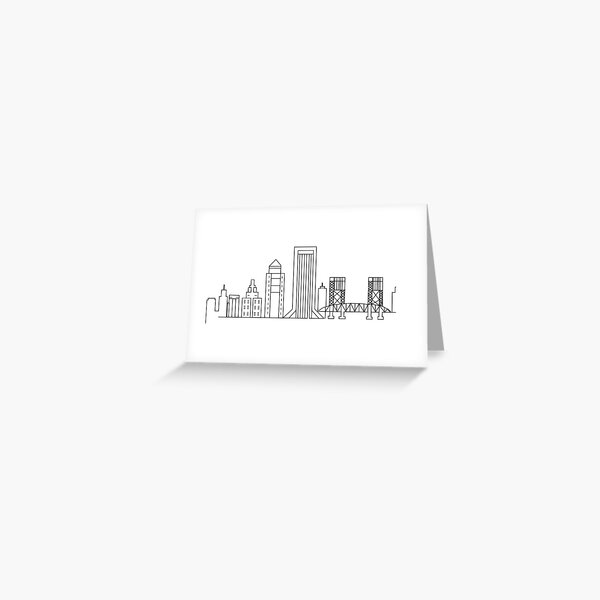 Item preview, Jacksonville Skyline designed and sold by anna kate.