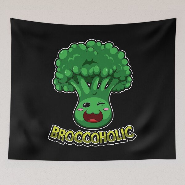 Item preview, Broccoholic -  Broccoli Plant Vegetables Vegan designed and sold by anziehend.