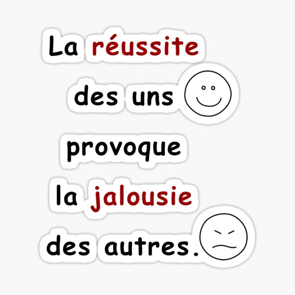 Stickers Sur Le Theme Jalousie Redbubble