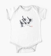 Sumi-e Shrimps represent Abundance! One Piece - Short Sleeve