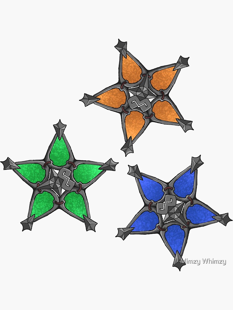 Thumbnail 3 of 3, Sticker, Wayfinders Kingdom Hearts Terra Aqua Ventus designed and sold by kaitlynmize.
