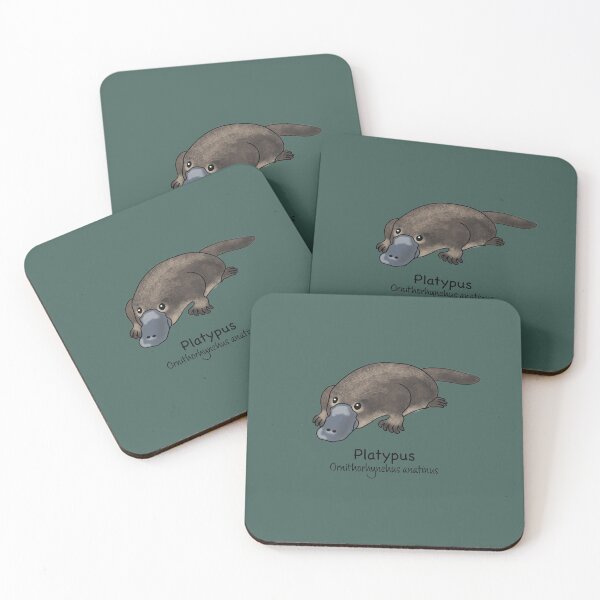 Item preview, Endangered animals of Australia - Platypus (Ornithorhynchus anatinus) designed and sold by StephJChild.