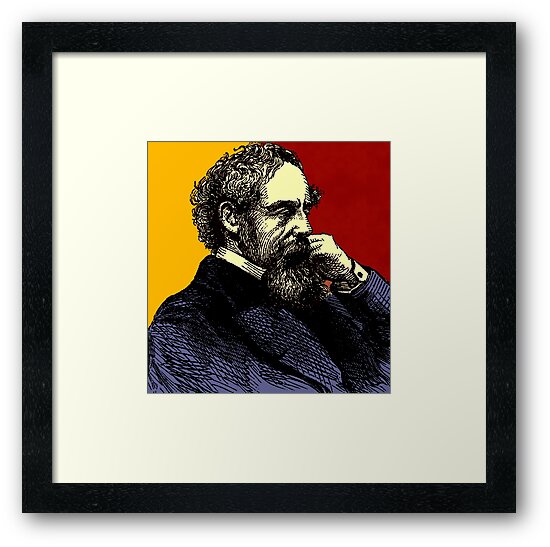 "CHARLES DICKENS3" Framed Prints by IMPACTEES Redbubble