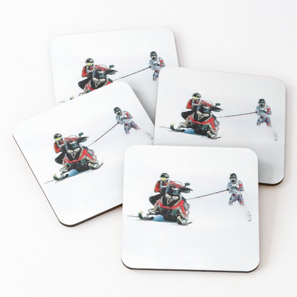Item preview, Arctic Man Snowmobile Skier Race in Alaska designed and sold by Alaskandreamer.