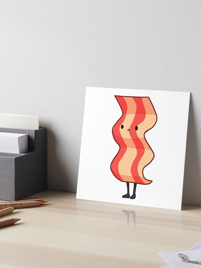 Bacon Hair  Art Board Print for Sale by Trustyy