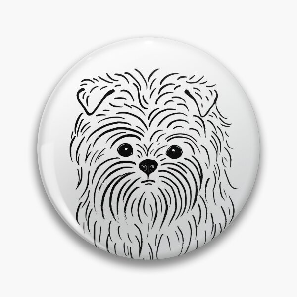 Item preview, Affenpinscher (Black and White) designed and sold by illucalliart.