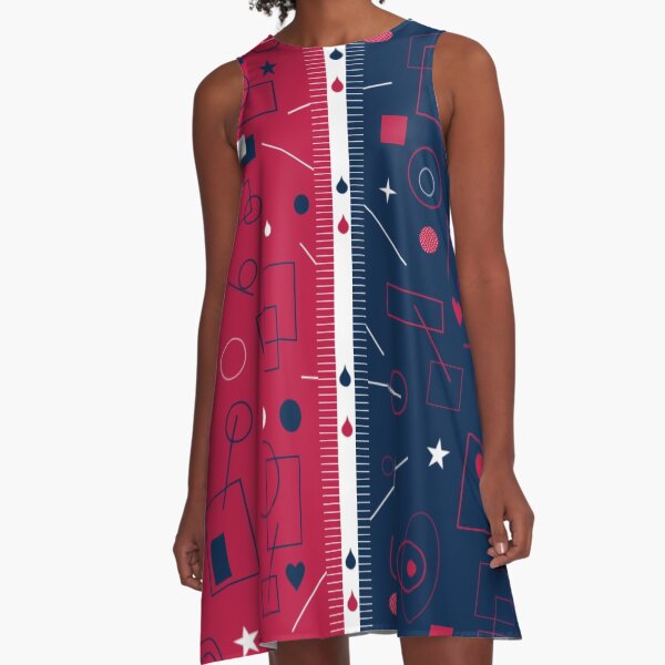 Broken Connection A-Line Dress