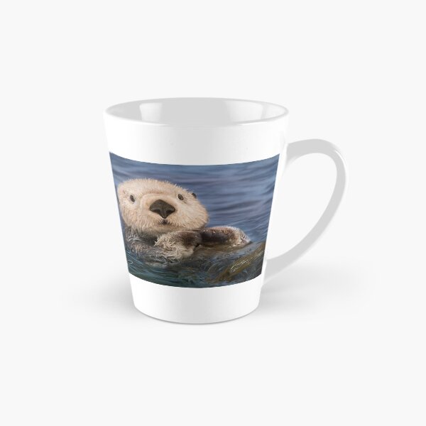 Item preview, Sea Otter Realistic Wildlife Art designed and sold by slaterza.
