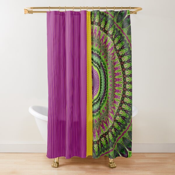 Explosion 58 Shower Curtain